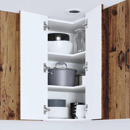 Kitchen Wall Cabinet Old Wood 57 x 57 x 80 cm Engineered Wood