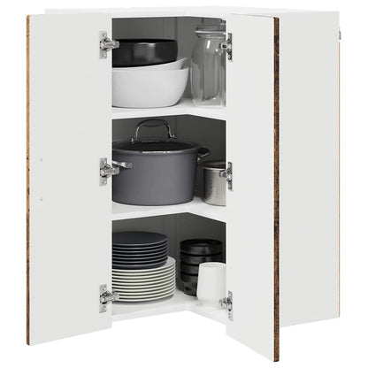 Kitchen Wall Cabinet Old Wood 57 x 57 x 80 cm Engineered Wood
