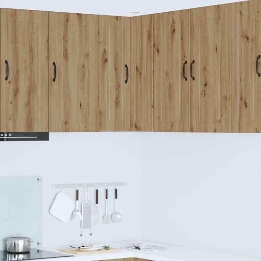 Kitchen Wall Cabinet with Shelf Artisan Oak 57 x 57 x 80 cm