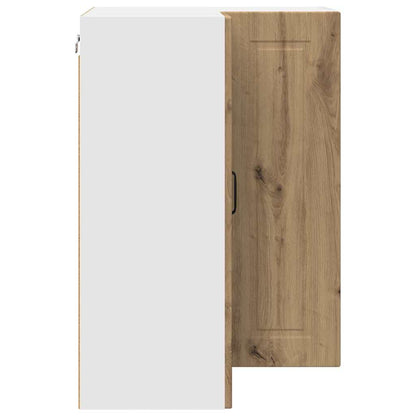 Kitchen Wall Cabinet with Shelf Artisan Oak 57 x 57 x 80 cm