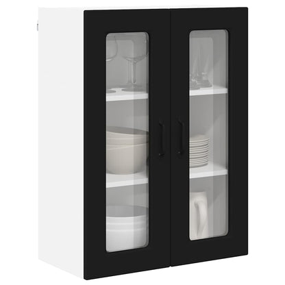 Kitchen Wall Cabinet Black 60 x 31 x 80 cm Engineered Wood