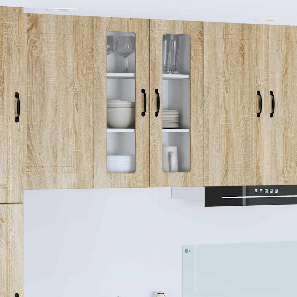 Kitchen Wall Cabinet Sonoma Oak 60 x 31 x 80 cm Engineered Wood