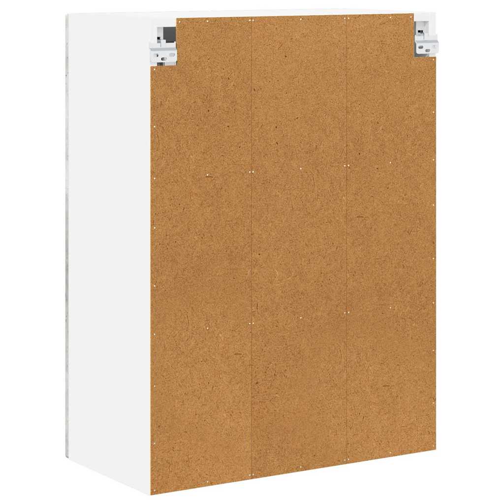 Kitchen Wall Cabinet with Shelf Concrete Grey 60 x 31 x 80 cm