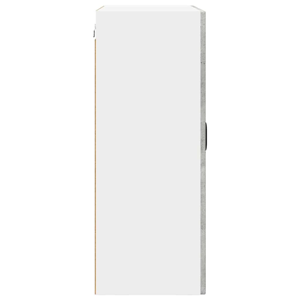 Kitchen Wall Cabinet with Shelf Concrete Grey 60 x 31 x 80 cm