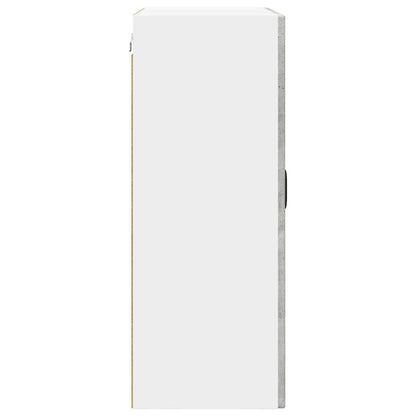 Kitchen Wall Cabinet with Shelf Concrete Grey 60 x 31 x 80 cm