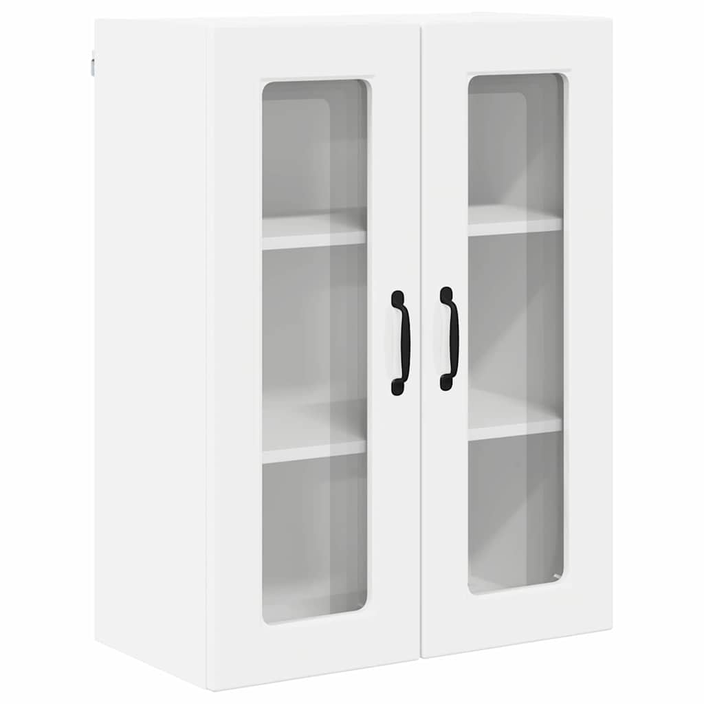 Kitchen Wall Cabinet with Door High Gloss White 60 x 31 x 80 cm