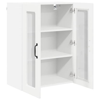 Kitchen Wall Cabinet with Door High Gloss White 60 x 31 x 80 cm