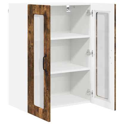 Kitchen Wall Cabinet Smoked Oak 60 x 31 x 80 cm Engineered Wood