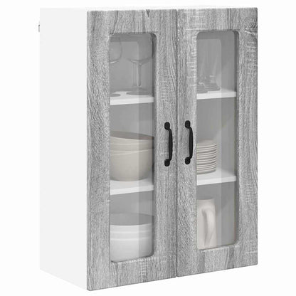Kitchen Wall Cabinet with Shelf Grey Sonoma 60 x 31 x 80 cm
