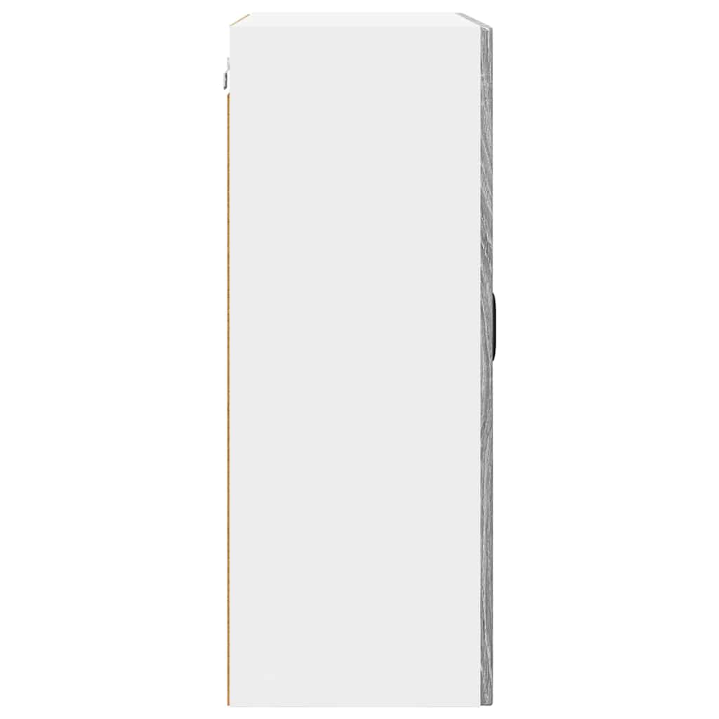 Kitchen Wall Cabinet with Shelf Grey Sonoma 60 x 31 x 80 cm