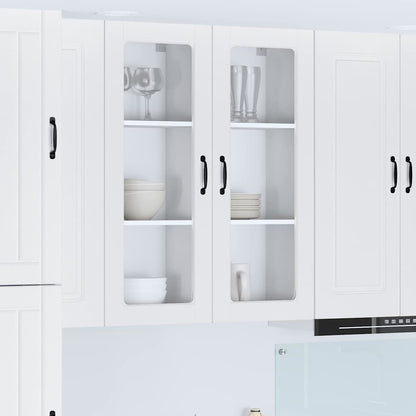 Kitchen Wall Cabinet White 40 x 31 x 100 cm Engineered Wood