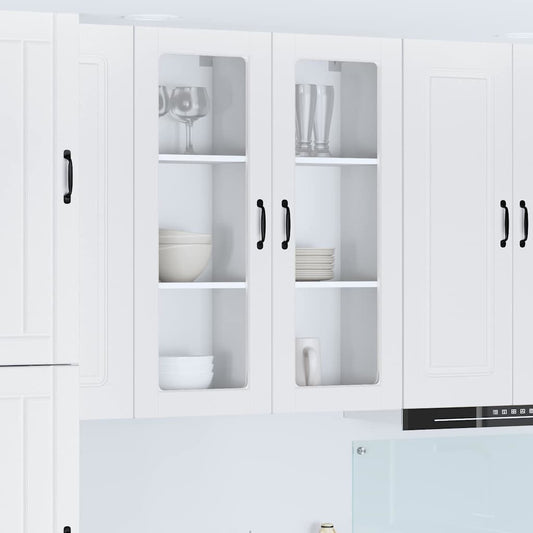 Kitchen Wall Cabinet White 40 x 31 x 100 cm Engineered Wood
