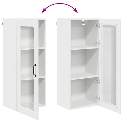 Kitchen Wall Cabinet White 40 x 31 x 100 cm Engineered Wood