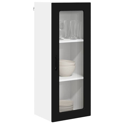Kitchen Wall Cabinet Black 40 x 31 x 100 cm Engineered Wood