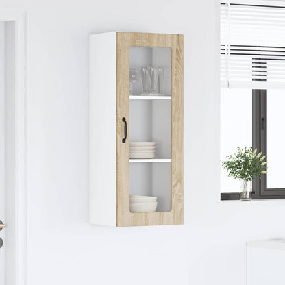 Kitchen Wall Cabinet with Shelf Sonoma Oak 40 x 31 x 100 cm