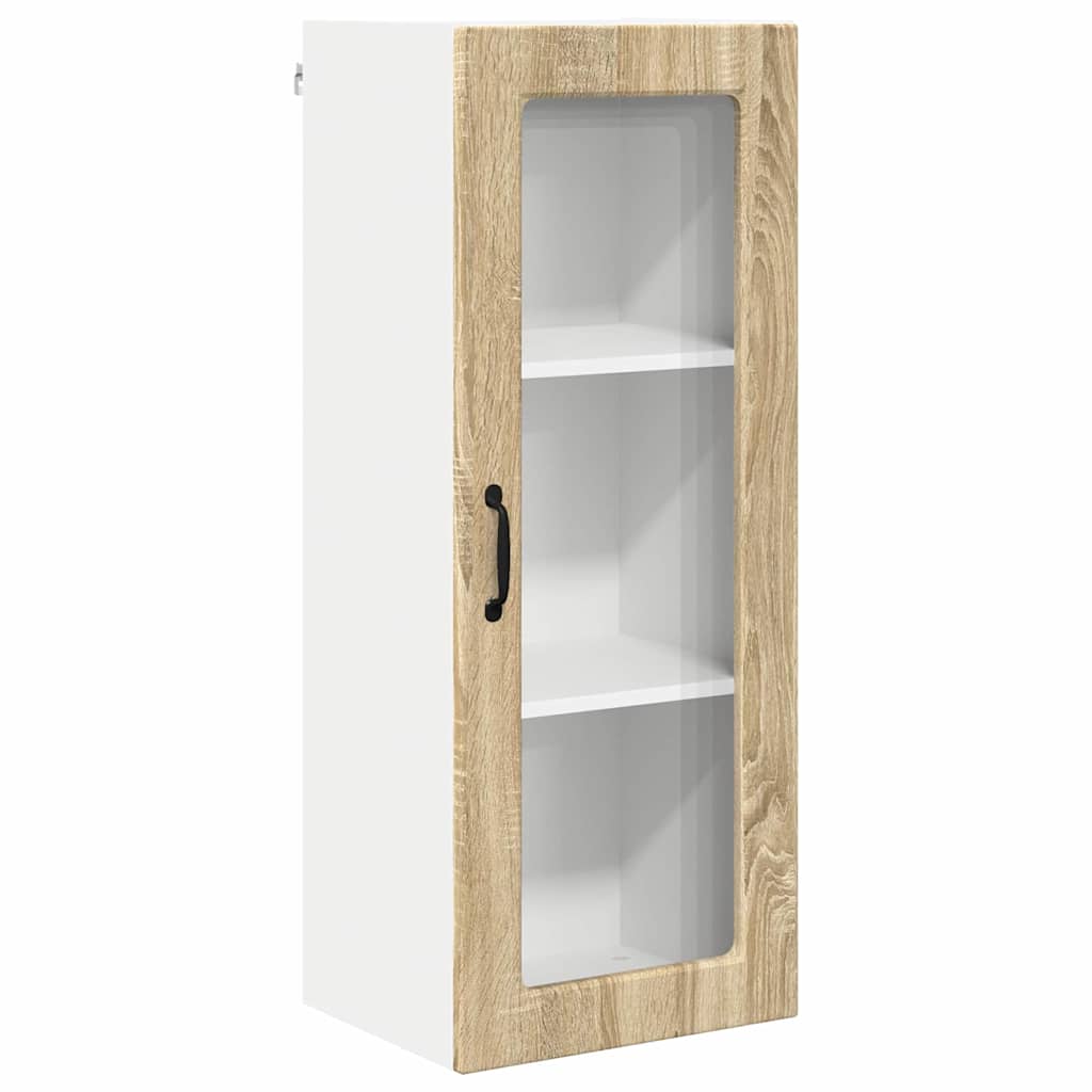 Kitchen Wall Cabinet with Shelf Sonoma Oak 40 x 31 x 100 cm