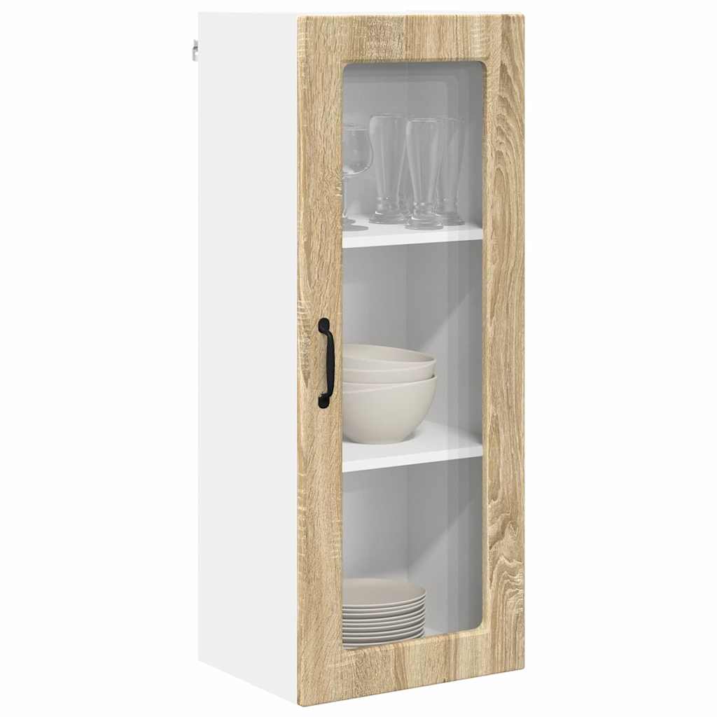 Kitchen Wall Cabinet with Shelf Sonoma Oak 40 x 31 x 100 cm