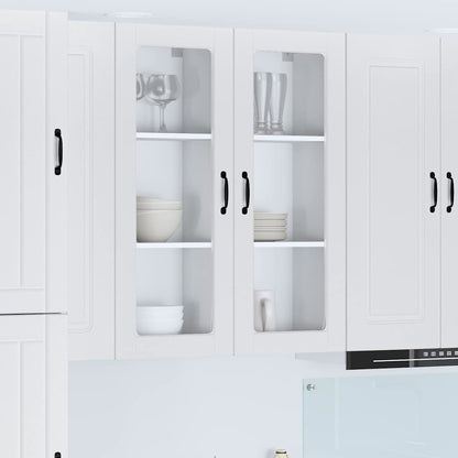 Kitchen Wall Cabinet High Gloss White 40 x 31 x 100 cm