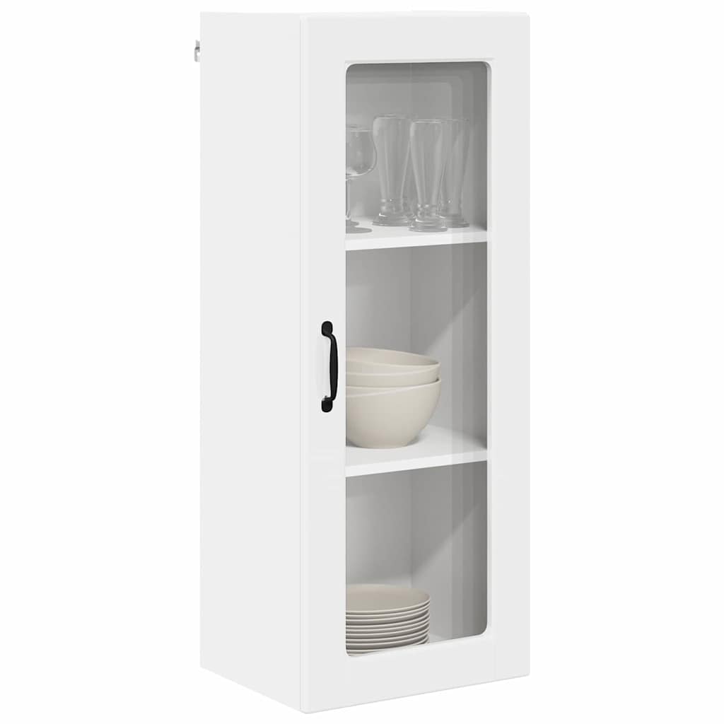Kitchen Wall Cabinet High Gloss White 40 x 31 x 100 cm