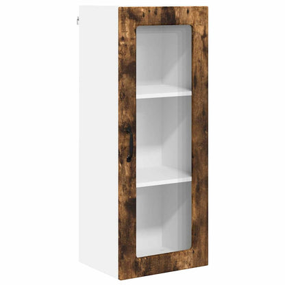 Kitchen Wall Cabinet with Shelf Smoked Oak 40 x 31 x 100 cm