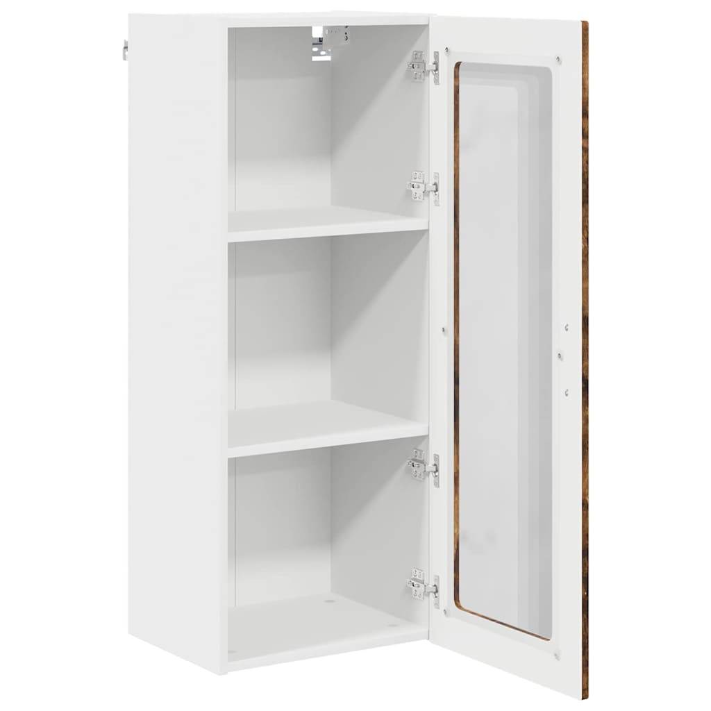 Kitchen Wall Cabinet with Shelf Smoked Oak 40 x 31 x 100 cm