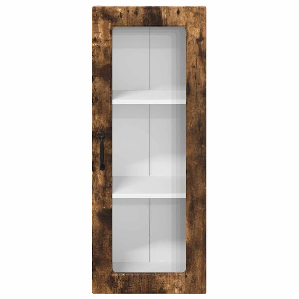 Kitchen Wall Cabinet with Shelf Smoked Oak 40 x 31 x 100 cm