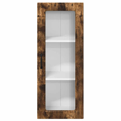 Kitchen Wall Cabinet with Shelf Smoked Oak 40 x 31 x 100 cm