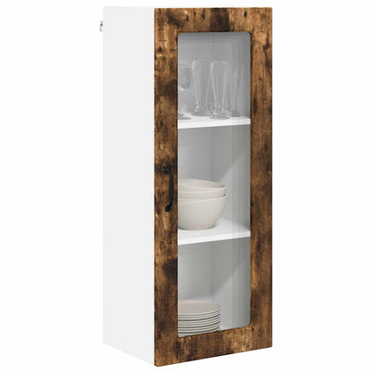 Kitchen Wall Cabinet with Shelf Smoked Oak 40 x 31 x 100 cm