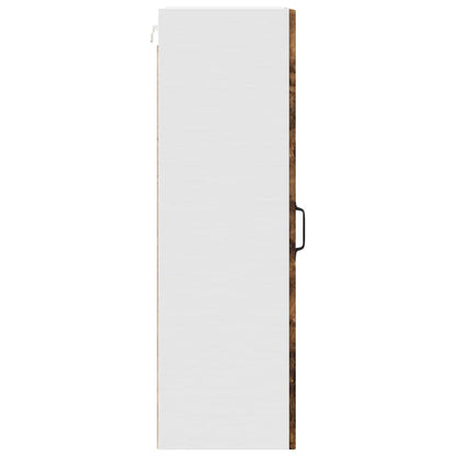 Kitchen Wall Cabinet with Shelf Smoked Oak 40 x 31 x 100 cm