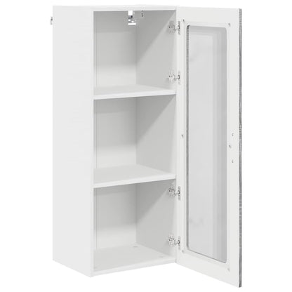 Kitchen Wall Cabinet with Shelf Grey Sonoma 40 x 31 x 100 cm