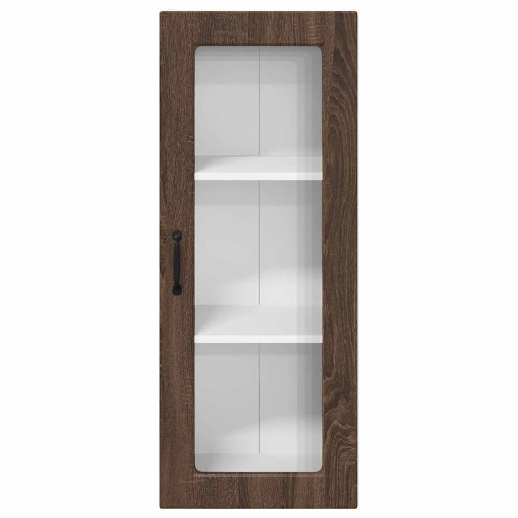 Kitchen Wall Cabinet Brown Oak 40 x 31 x 100 cm Engineered Wood
