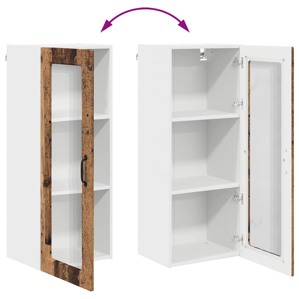 Kitchen Wall Cabinet Old Wood 40 x 31 x 100 cm Engineered Wood