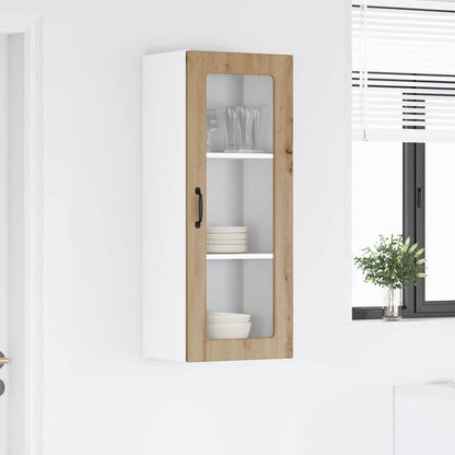 Kitchen Wall Cabinet with Shelf Artisan Oak 40 x 31 x 100 cm
