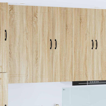 Kitchen Wall Cabinet with Shelf Sonoma Oak 30 x 31 x 100 cm