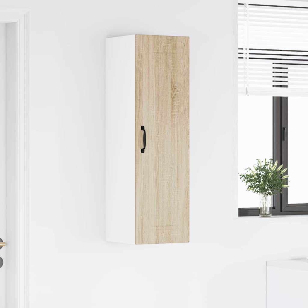 Kitchen Wall Cabinet with Shelf Sonoma Oak 30 x 31 x 100 cm