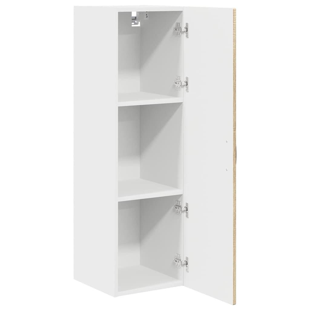 Kitchen Wall Cabinet with Shelf Sonoma Oak 30 x 31 x 100 cm