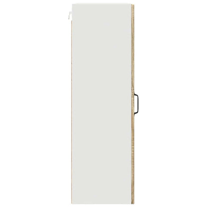 Kitchen Wall Cabinet with Shelf Sonoma Oak 30 x 31 x 100 cm