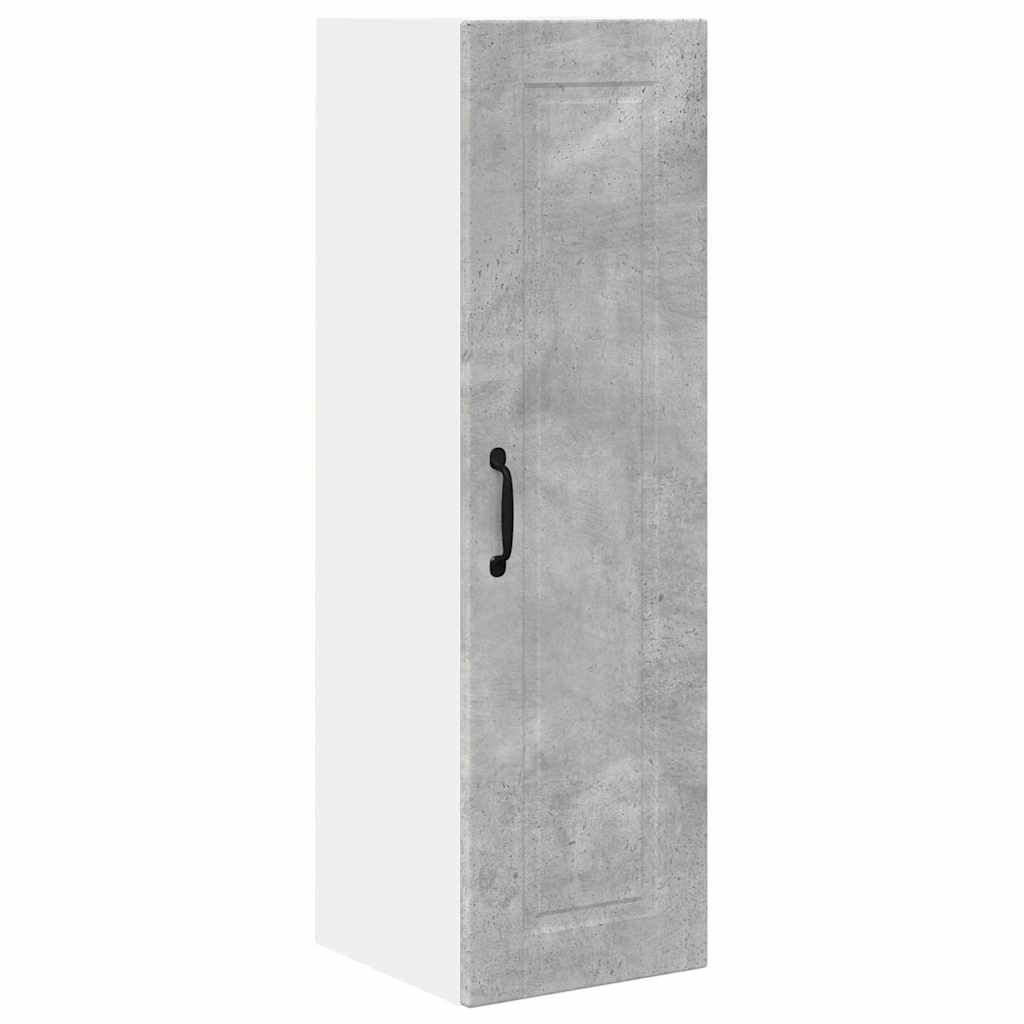 Kitchen Wall Cabinet with Shelf Concrete Grey 30 x 31 x 100 cm