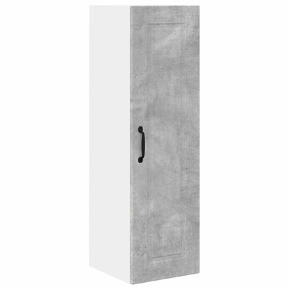 Kitchen Wall Cabinet with Shelf Concrete Grey 30 x 31 x 100 cm