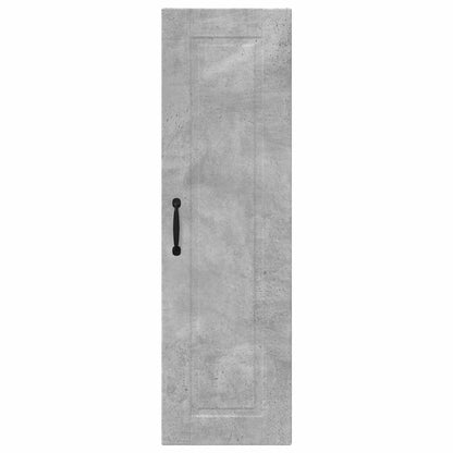Kitchen Wall Cabinet with Shelf Concrete Grey 30 x 31 x 100 cm