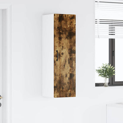 Kitchen Wall Cabinet with Shelf Smoked Oak 30 x 31 x 100 cm