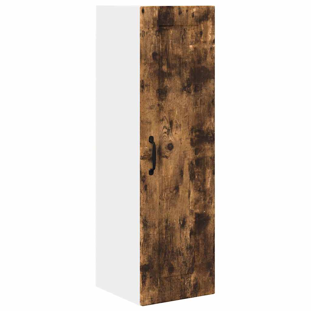 Kitchen Wall Cabinet with Shelf Smoked Oak 30 x 31 x 100 cm