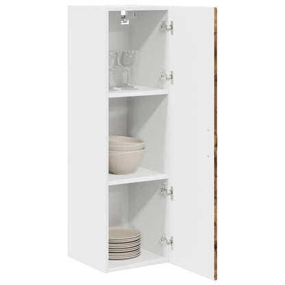 Kitchen Wall Cabinet with Shelf Smoked Oak 30 x 31 x 100 cm