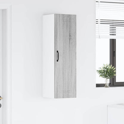 Kitchen Wall Cabinet with Shelf Grey Sonoma 30 x 31 x 100 cm