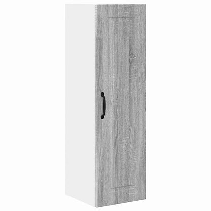 Kitchen Wall Cabinet with Shelf Grey Sonoma 30 x 31 x 100 cm