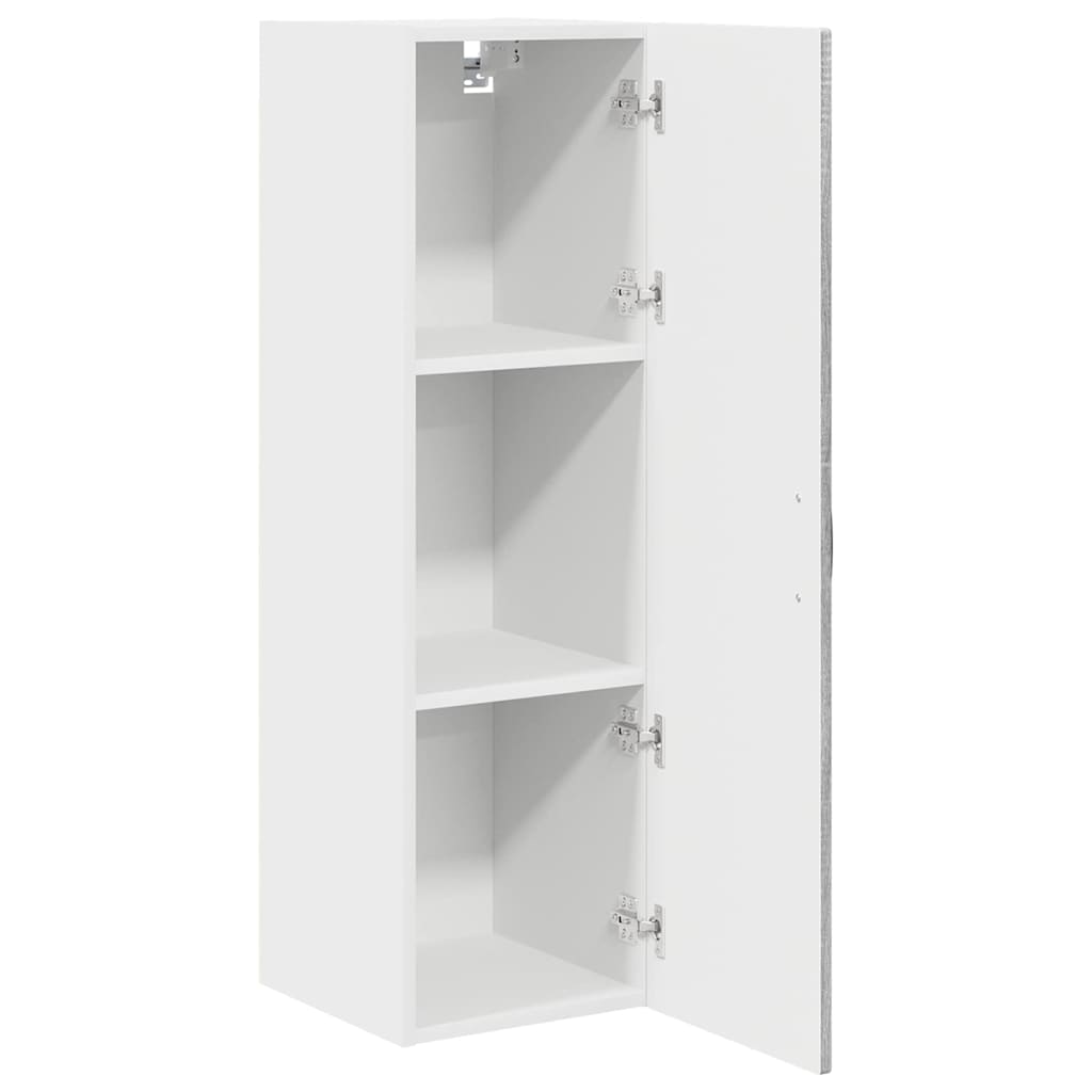 Kitchen Wall Cabinet with Shelf Grey Sonoma 30 x 31 x 100 cm