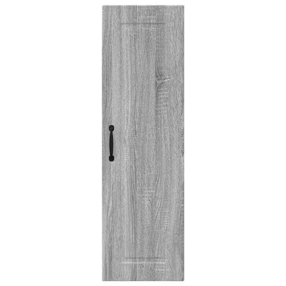 Kitchen Wall Cabinet with Shelf Grey Sonoma 30 x 31 x 100 cm
