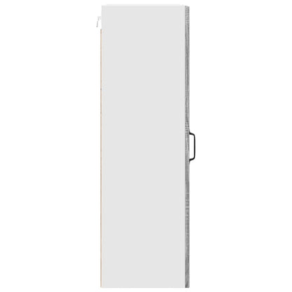 Kitchen Wall Cabinet with Shelf Grey Sonoma 30 x 31 x 100 cm