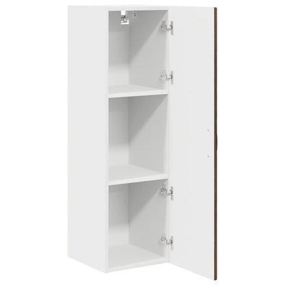 Kitchen Wall Cabinet Brown Oak 30 x 31 x 100 cm Engineered Wood