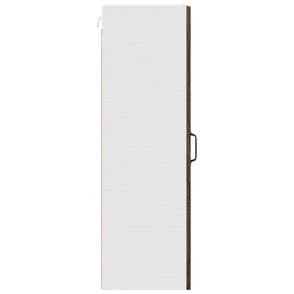 Kitchen Wall Cabinet Brown Oak 30 x 31 x 100 cm Engineered Wood